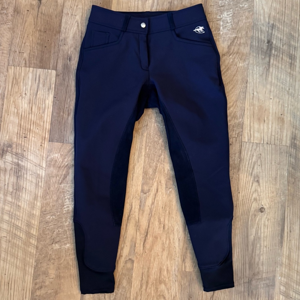 Piper Winter Softshell Navy Breeches by SmartPak - Full Seat Size 26R